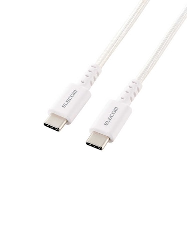 エレコム　USB Type-C to USB Type-Cケーブル/240W対応/高耐久/2.0m/ホワイトMPACCPESC20WH