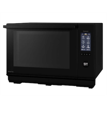 パナソニック　スチームオーブンレンジ 25L フラット Bistro ビストロ おまかせグリル ブラックNEBS6E