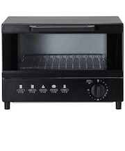 ビックアイデア オーブントースター 900W/食パン2枚 ブラックBIMOT01K