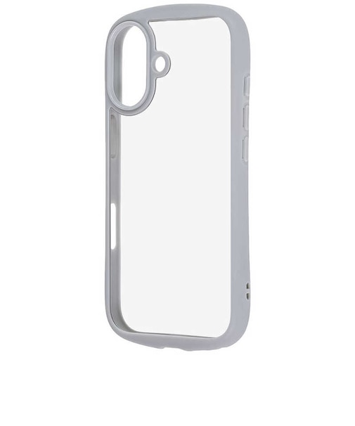 レイアウト　iPhone 17 HBタフケース Puffull レンズガードリング/グレーRTP61CMD1GR
