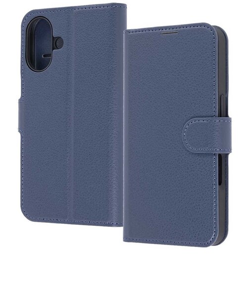 レイアウト　iPhone 17 手帳型レザーケース シンプル マグネット/ダークネイビーRTP61ELC1DN
