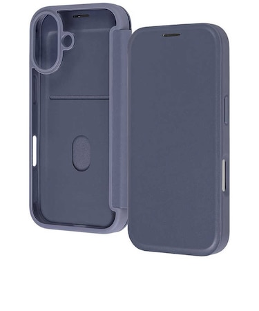 レイアウト　iPhone 17 クリアフリップケース マグネット/ネイビーRTP61LCCN