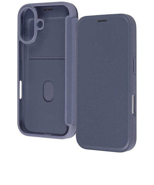 レイアウト　iPhone 17 クリアフリップケース マグネット/ネイビーRTP61LCCN