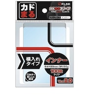 RLINE カドまるスリーブ インナー 横入れタイプ Ver.2 (100枚入り)カドマルスリーブインナーヨコイレ2
