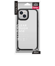 PGA iPhone 15(6.1インチ) クリアタフケース Premium Style ブラックPG23APT01BK