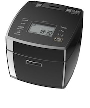 三菱電機　炊飯器 5.5合 炭炊釜（5層厚釜） IHジャー 銘柄芳潤炊き ダブル備長炭コート「熾火（おきび）」 黒曜（こくよう）NJVP10JB