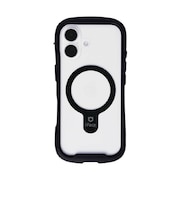 HAMEE　iPhone17 iFace Reflection MagSynq 強化ガラスクリアケース ブラックIP17IFACERFTMGBK