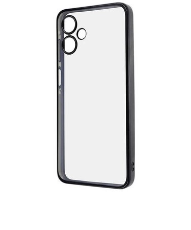 レイアウト　Galaxy A25 5G Like standard 精密設計 カメラ保護 衝撃吸収 バンパー メタリック TPUソフトケース / ブラックRTGA25PFC2BM
