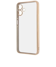 レイアウト Galaxy A25 5G Like standard 精密設計 カメラ保護 衝撃吸収 バンパー メタリック TPUソフトケース / ピンクゴールドRTGA25PFC2PGM