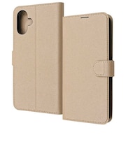 レイアウト Galaxy A25 5G Like standard 耐衝撃 マグネットベルト シンプル 手帳型レザーケース / シャイニーベージュRTGA25ELC1BE