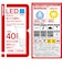 ビックアイデア　LED電球 E26 一般電球形 40W相当 昼光色 1個 広配光タイプ 【安心5年保証】LDA4DGK40XBIM