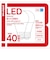 ビックアイデア　LED電球 E26 一般電球形 40W相当 昼白色 2個 広配光タイプ 【安心5年保証】LDA4DGK40XBIM2P