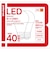ビックアイデア　LED電球 E26 一般電球形 40W相当 電球色 2個 広配光タイプ 【安心5年保証】LDA4LGK40XBIM2P