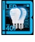 ビックアイデア　LED電球 E17 一般電球形 40W相当 昼光色 2個 広配光タイプ 【安心5年保証】LDA4DGE17SK40XBIT2P