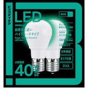 ビックアイデア　LED電球 E17 一般電球形 40W相当 昼白色 2個 広配光タイプ 【安心5年保証】LDA4NGE17SK40XBIT2P