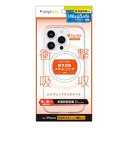 トリニティ　iPhone 16 Pro(6.3インチ) ［Turtle］ MagSafe対応 ハイブリッドクリアケース ホワイトリングTRIP24M3TTMSCLWT
