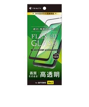トリニティ　arrows We2後継 ［FLEX 3D］ 高透明 複合フレームガラス ブラックTRAR26WG3NCSCCBK