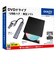 テクノポリス　GEMZO DVDドライブ ＋ USBハブ ＋ DVD再生ソフト ［USB-A/USB-C］DH1-A1