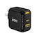 AOHI　PD-USB充電器 Magcube PRO 67W USB A×1ポート USB C×1ポート PC/タブレット/携帯電話 67W急速充電 ブラックRE-JEMP67BL1