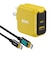 AOHI　PD-USB充電器 ケーブルセット Magcube PRO 67W USB A×1ポート USB C×1ポート PC/タブレット/携帯電話 67W急速充電 イエローRE-JEMP67YL2