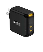 AOHI　PD-USB充電器 Magcube PRO 100W USB C×2ポート PC/タブレット/携帯電話 100W急速充電 ブラックRE-JEMP100BL1