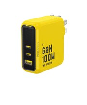 AOHI PD-USB充電器 YOUTH PRO 100W USB A×1ポート USB C×2ポート PC/タブレット/携帯電話 100W急速充電RE-JEYTP100YL1