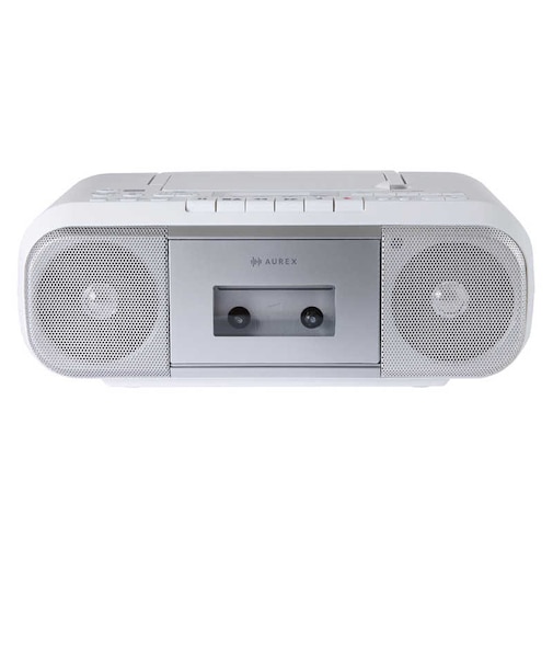 東芝　CDラジカセ AUREX ［ワイドFM対応］ シルバーAXKCRR60S