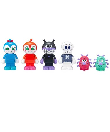 バンダイ　ブロックといっしょに遊べる！ばいきんまんとなかまたちブロックドールセットﾊﾞｲｷﾝﾏﾝﾄﾅｶﾏﾀﾁBﾄﾞｰﾙS