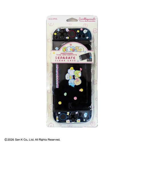アローン ゲーム用セパレート型クリアケース すみっコぐらし パステル ALLONEALGNS2SCSUPS<br>★こちらの商品は人気商品のため、色違い・仕様違い等含め「一家族1台限り」でのご協力をお願いしております。