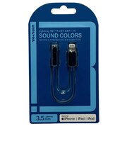 ビックアイデア Lightning-4極イヤホン端子 3.5mmステレオミニプラグ 変換ケーブル アクアBITHC01L35AQ