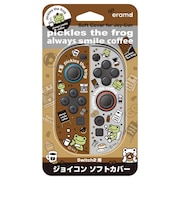 エラムド　eramd Switch2用ジョイコン ソフトカバー かえるのピクルス オールウェイズコーヒーSwitch2ｼﾞｮｲｺﾝｶｴﾙﾉｺｰﾋ