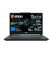MSI　ゲーミングノートパソコン [ 15.6型 / Win11 Home / Core i7 / 16GB / 512GB ] アルマイトブラックCYBORG15BEA13VEO5799