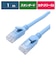ビックアイデア　LANケーブル Cat6A スタンダード 1m ［1m / カテゴリー6A / スタンダード］ ブルーBIMLC6A1STD100A