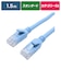 ビックアイデア　LANケーブル Cat6A スタンダード 1.5m ［1.5m / カテゴリー6A / スタンダード］ ブルーBIMLC6A1STD150A