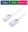 ビックアイデア　LANケーブル Cat6A スリム 1.5m ［1.5m / カテゴリー6A / スリム］ ホワイトBIMLC6A1SLM150W