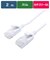ビックアイデア　LANケーブル Cat6A スリム 2m ［2m / カテゴリー6A / スリム］ ホワイトBIMLC6A1SLM200W