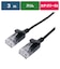 ビックアイデア　LANケーブル Cat6A スリム 3m ［3m / カテゴリー6A / スリム］ ブラックBIMLC6A1SLM300K
