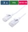 ビックアイデア　LANケーブル Cat6A スリム 3m ［3m / カテゴリー6A / スリム］ ホワイトBIMLC6A1SLM300W