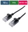 ビックアイデア　LANケーブル Cat6A スリム 10m ［10m / カテゴリー6A / スリム］ ブラックBIMLC6A1SLM1000K