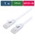 ビックアイデア　LANケーブル Cat6A フラット 1m ［1m / カテゴリー6A / フラット］ ホワイトBIMLC6A1FL100W
