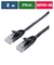 ビックアイデア　LANケーブル Cat6A フラット 2m ［2m / カテゴリー6A / フラット］ ブラックBIMLC6A1FL200K