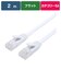 ビックアイデア　LANケーブル Cat6A フラット 2m ［2m / カテゴリー6A / フラット］ ホワイトBIMLC6A1FL200W