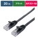 ビックアイデア　LANケーブル Cat6A フラット 20m ［20m / カテゴリー6A / フラット］ ブラックBIMLC6A1FL2000K