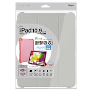 ナカバヤシ iPad10.9インチ用 衝撃吸収ケースTBCIP2202GY
