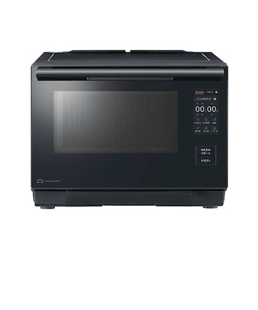 東芝　過熱水蒸気オーブンレンジ 26L フラット 石窯ドーム 64眼赤外線センサー 熱風2段300℃ カラータッチ液晶 ブラックERD4000CK
