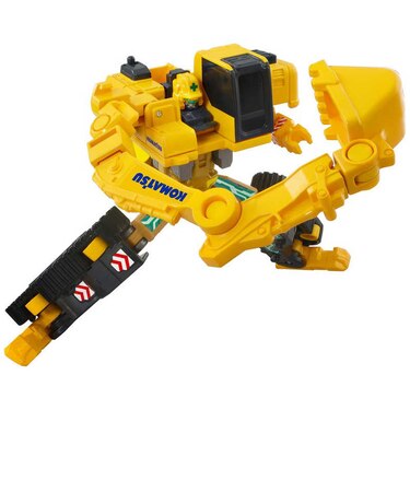 タカラトミー　トミカ ジョブレイバー TJB06 ビルドブレイバー コマツ 油圧ショベル PC200JB06ｺﾏﾂﾕｱﾂｼｮﾍﾞﾙPC200