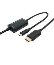 ナカバヤシ　USB Power Delivery給電対応 USB-C→HDMI 変換ケーブル 1mUSDPFH10BK