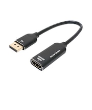 ナカバヤシ DisplayPort → HDMI変換アダプタ 8K60Hz・4K120Hz対応DPHDA8K1BK