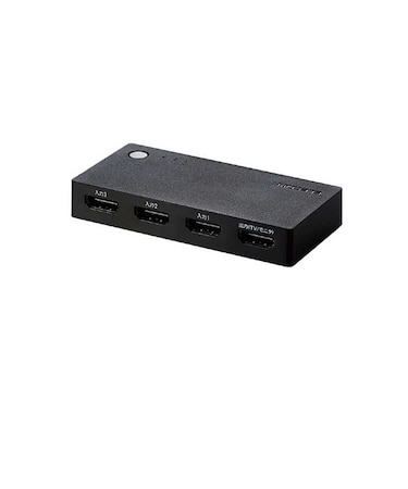エレコム　HDMI切替器/3入力1出力/ケーブルなしモデル/ブラックDHSWL3CBK
