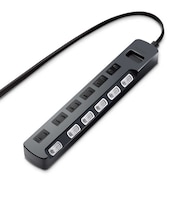 エレコム　AV雷ガードタップ 個別スイッチ ホコリシャッター付 6個口 2.5mAVTK6A2625BK